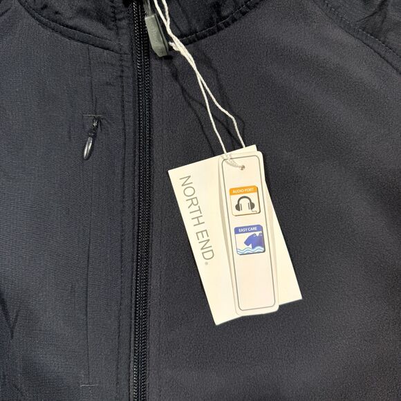 North End NWT Men's L Excursion Trail Fabric-Block Fleece Jacket Black 88215 - Picture 7 of 16